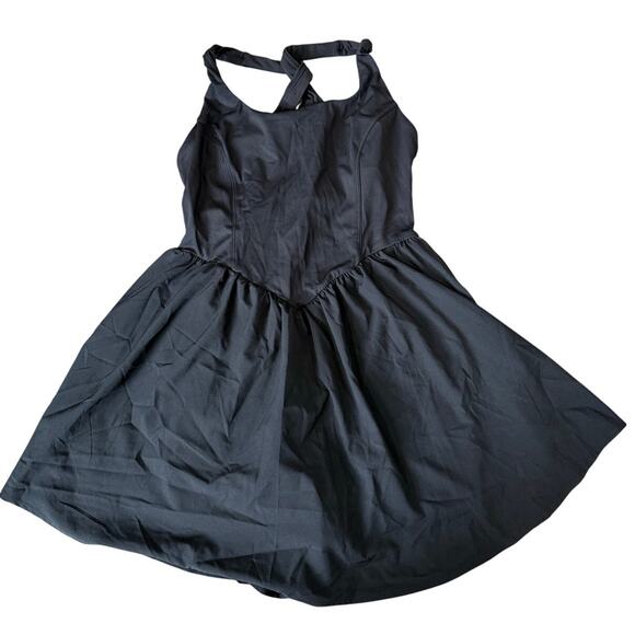 Halara Breezeful Corset Pocket Quick Dry Flowy Pickleball Active Dress Black M - Picture 4 of 7